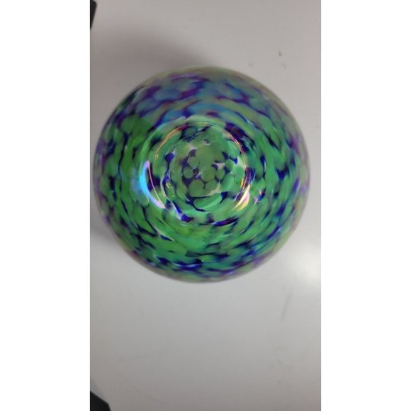 La Tee Da Fragrance Lamp Conical Effusion Iridescent Art Glass Ornate diffuser - Picture 6 of 12